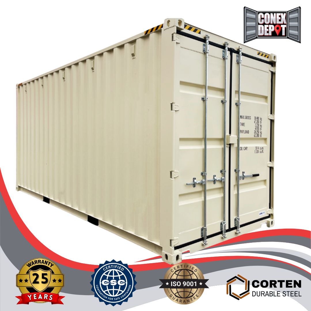 20ft high cube new one-trip shipping container