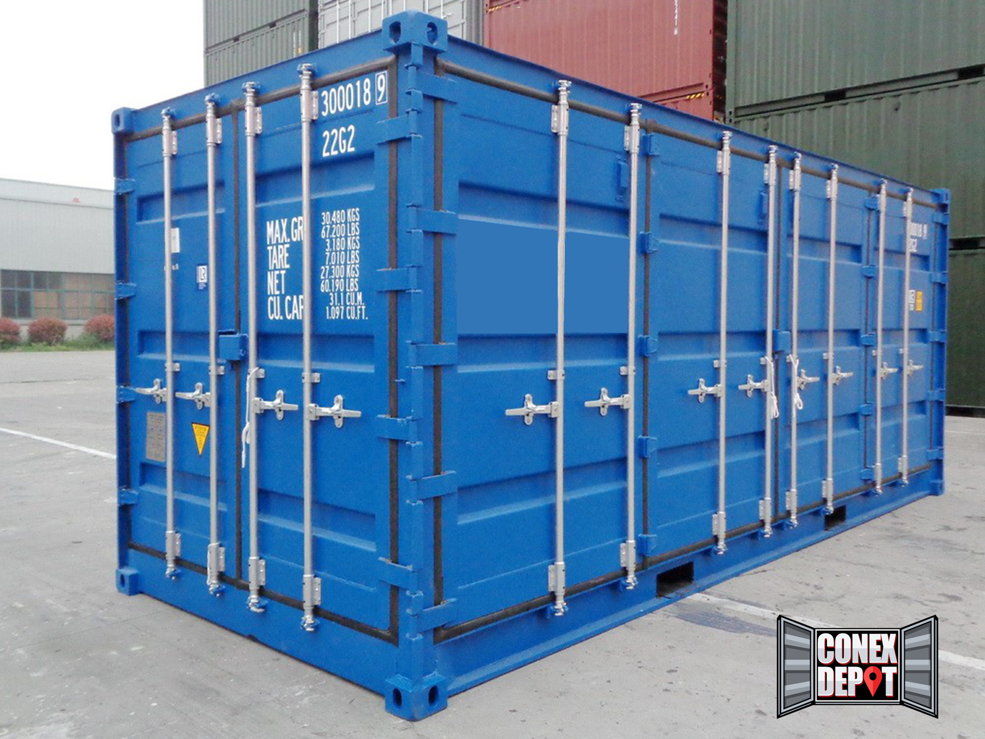 one trip 20ft shipping container