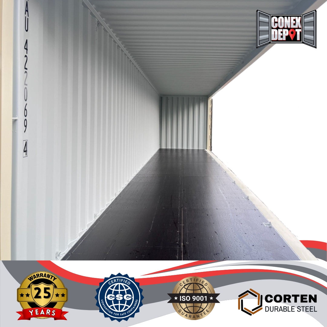 40ft open side shipping container