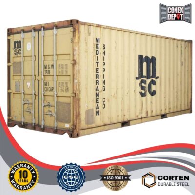 a 20ft standard dry van shipping container