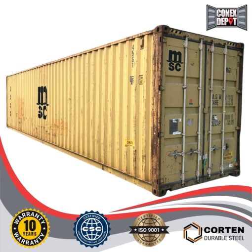 a wind and water tight grade shipping container