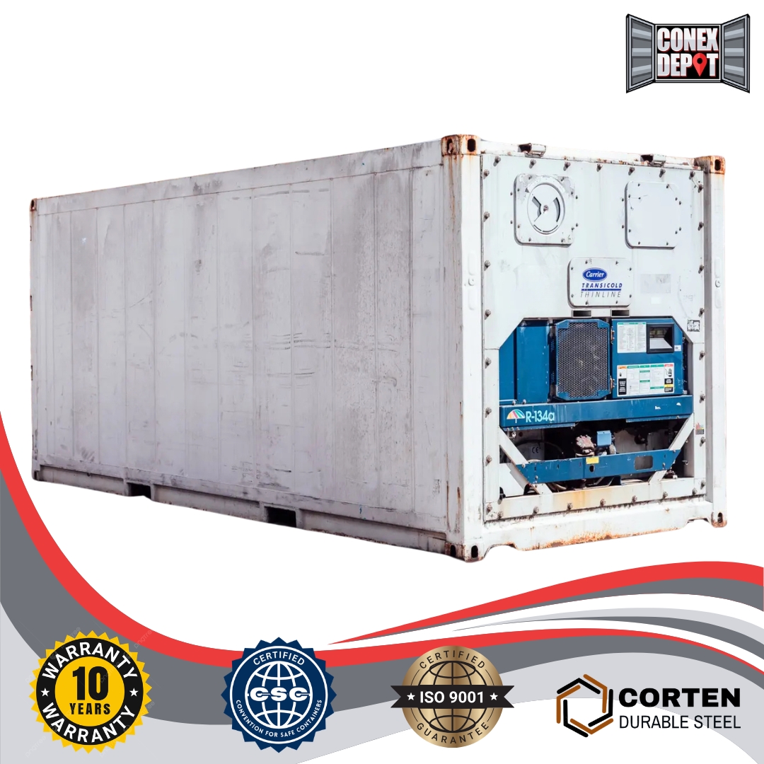 used 20ft refrigerated shipping container